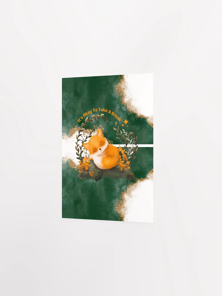 Fox Relaxation Matte Poster product image (2)