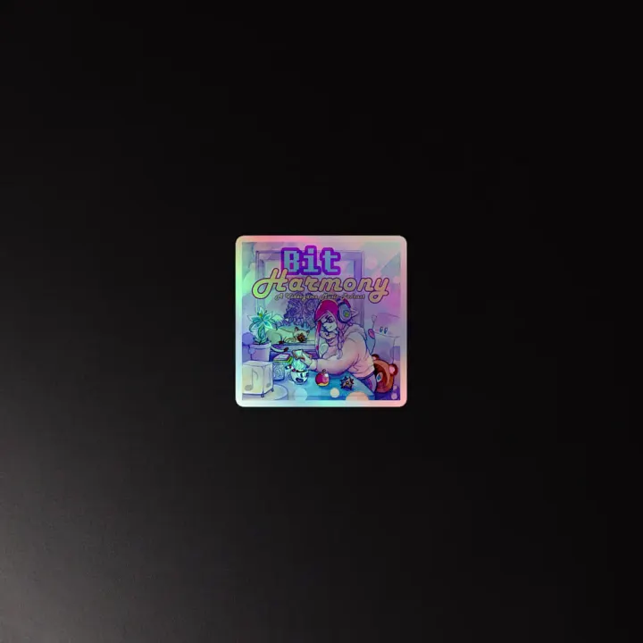 Bit Harmony Holographic Sticker product image (2)