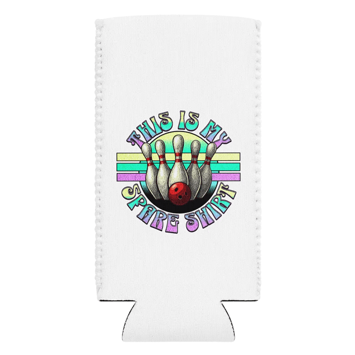 This Is My Spare Shirt Bowling Ball Retro Can Cooler product image (2)