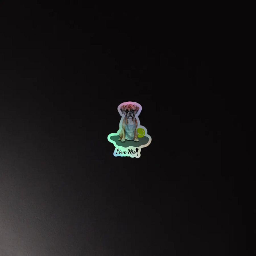 Apron Pup Holographic Sticker Sheet product image (4)