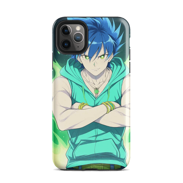 Spiky Blue Aura iPhone® Tough Case product image (26)