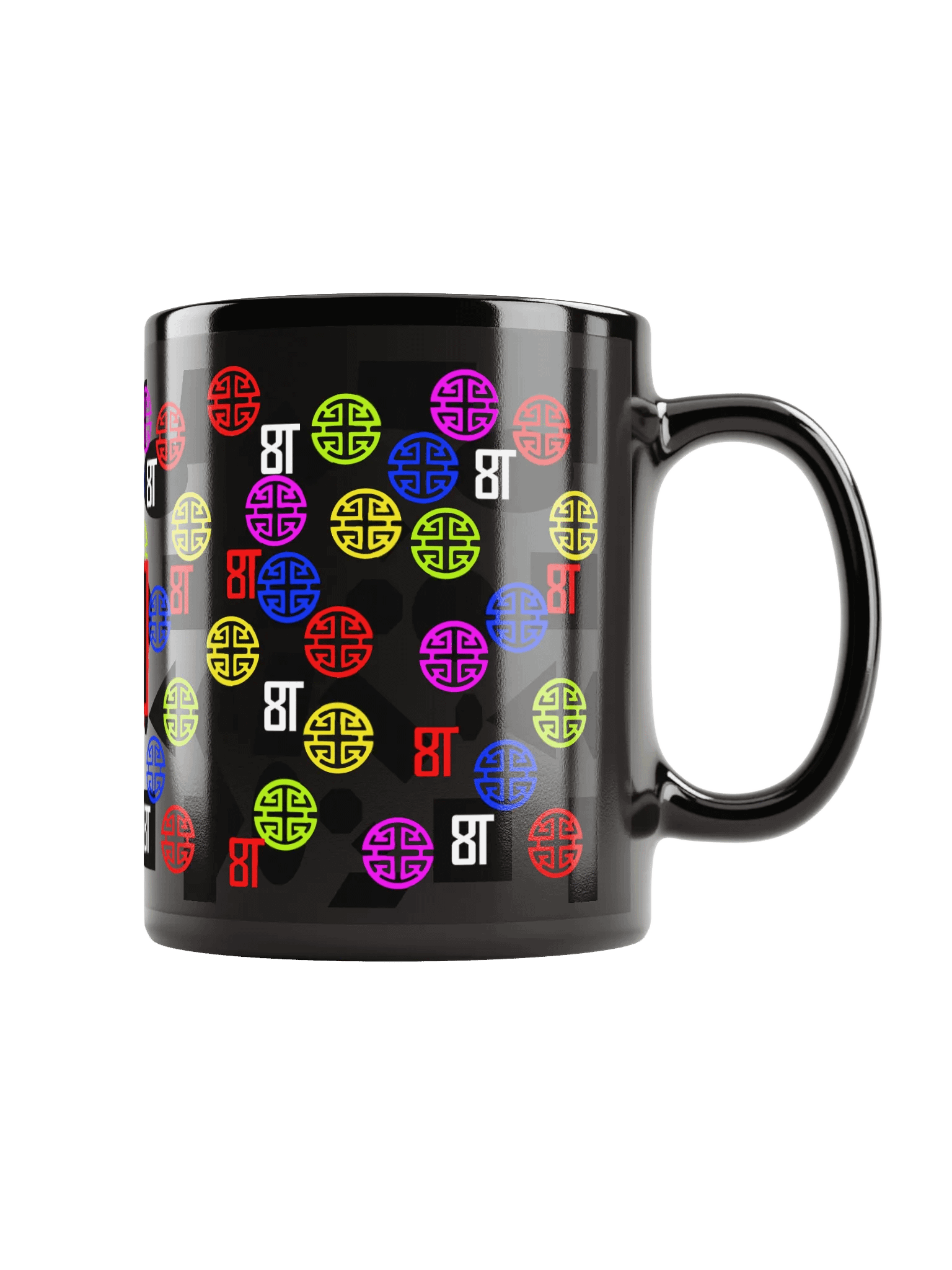 8T Sips Minimal Black Glossy Mug product image (1)