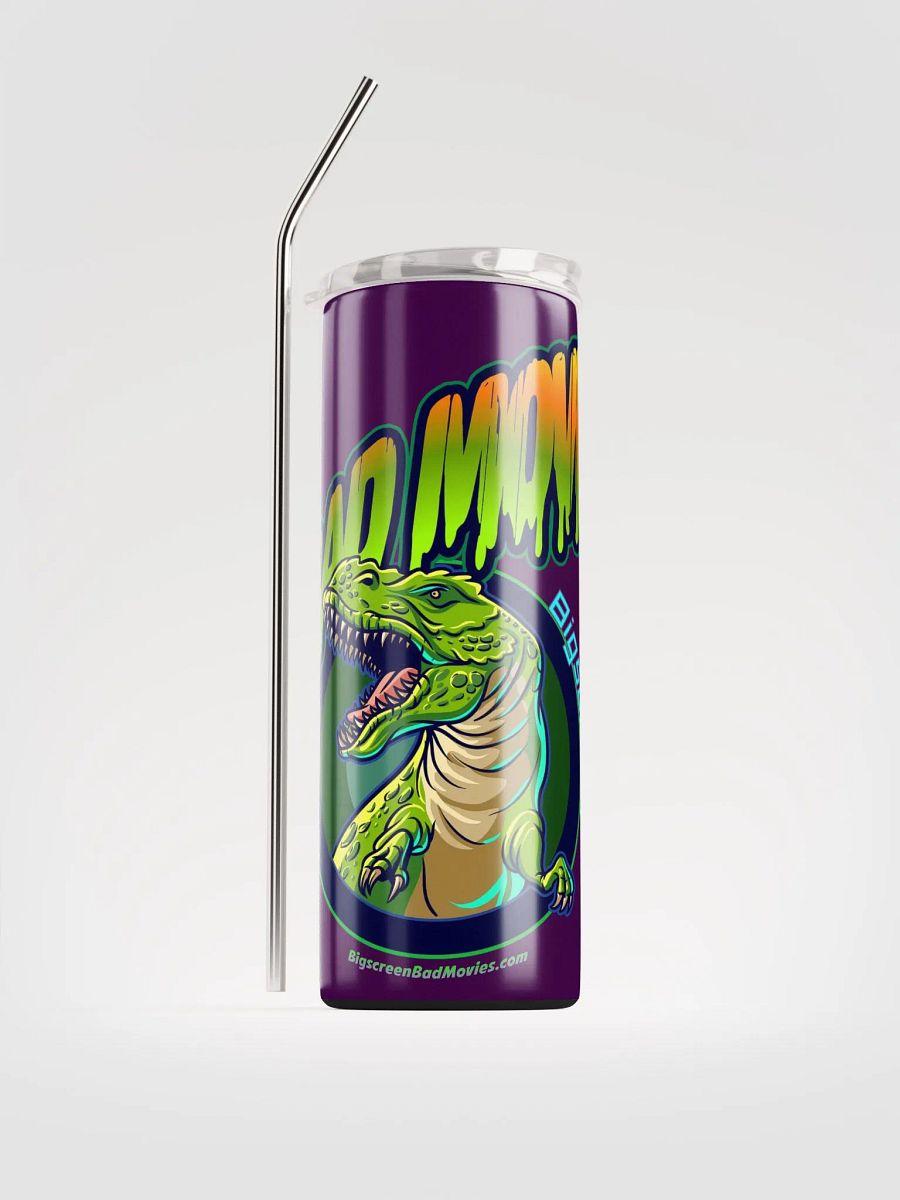 Bad Movies Green-Purple Steel Tumbler product image (1)