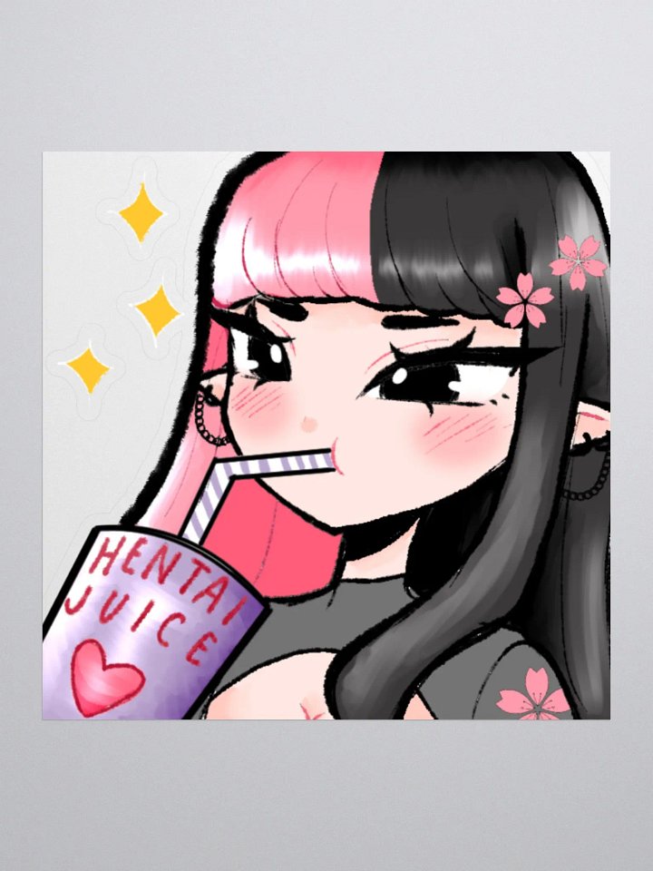 hentai juice hydrate sticker product image (1)