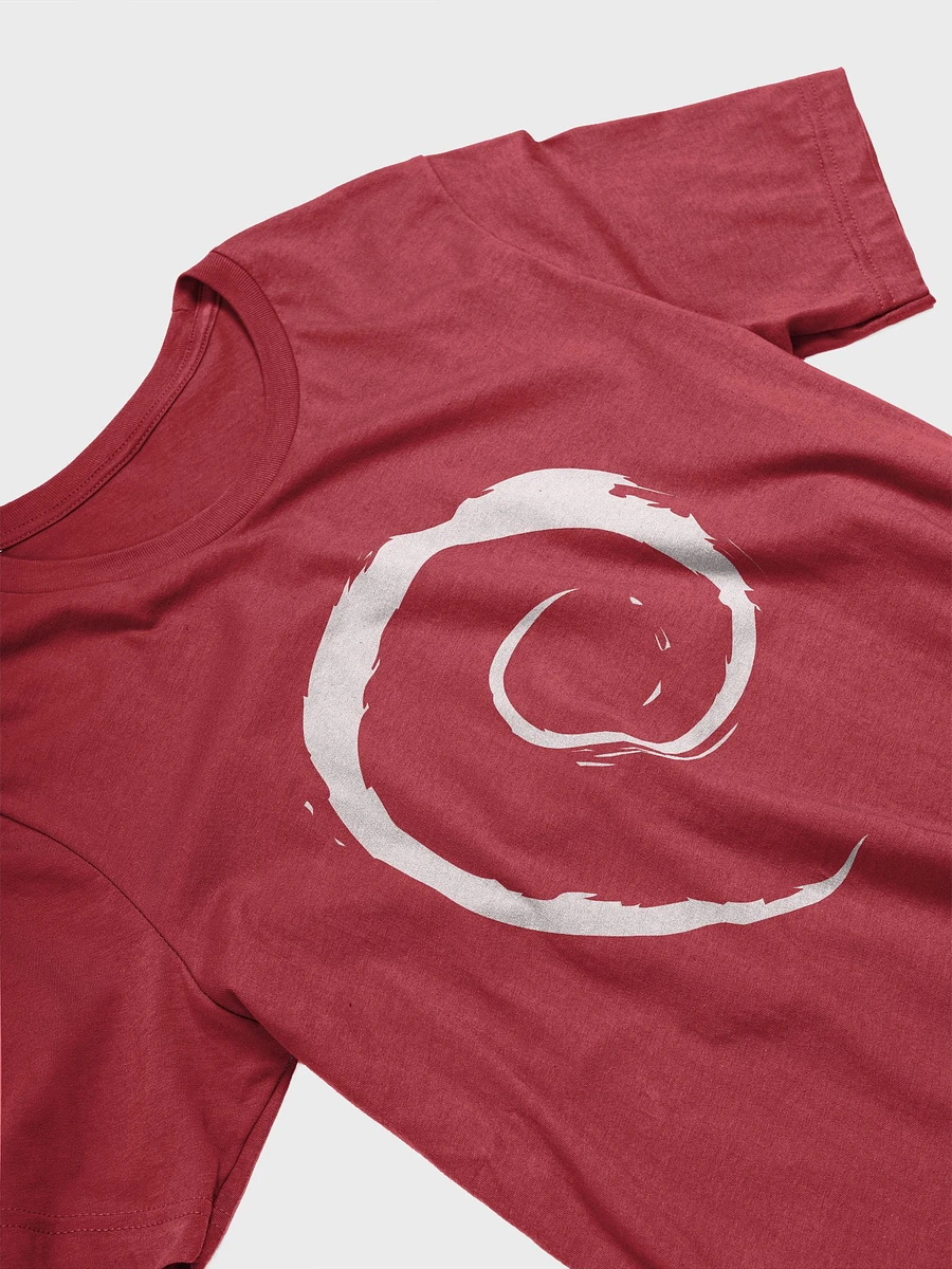 T-Shirt with Debian Swirl (Red Version) product image (3)