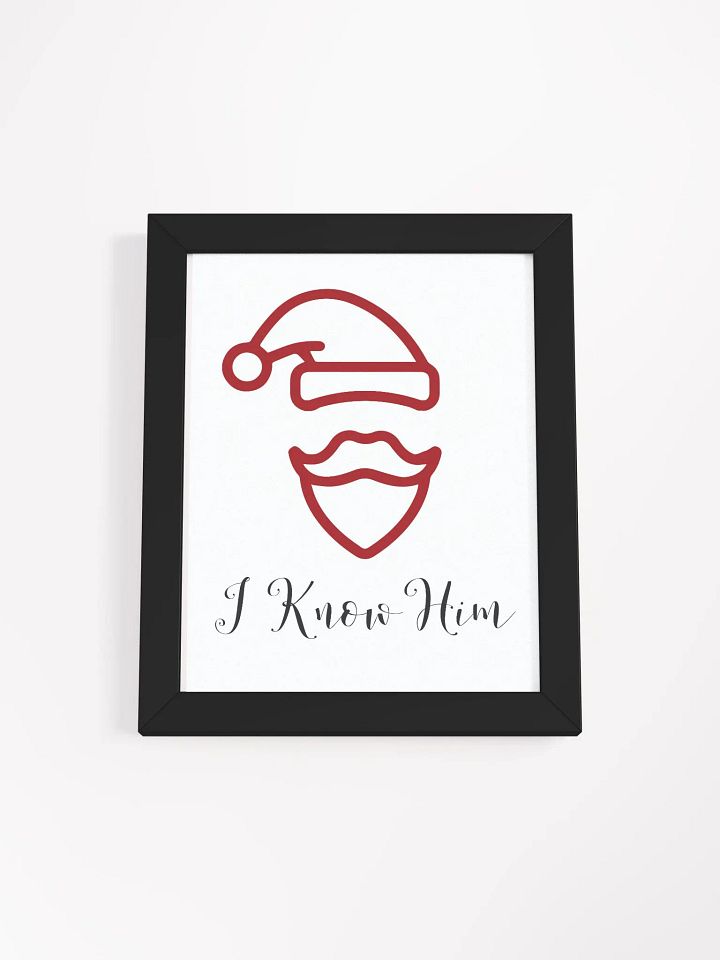 I Know Him” Santa Wall Art product image (2)