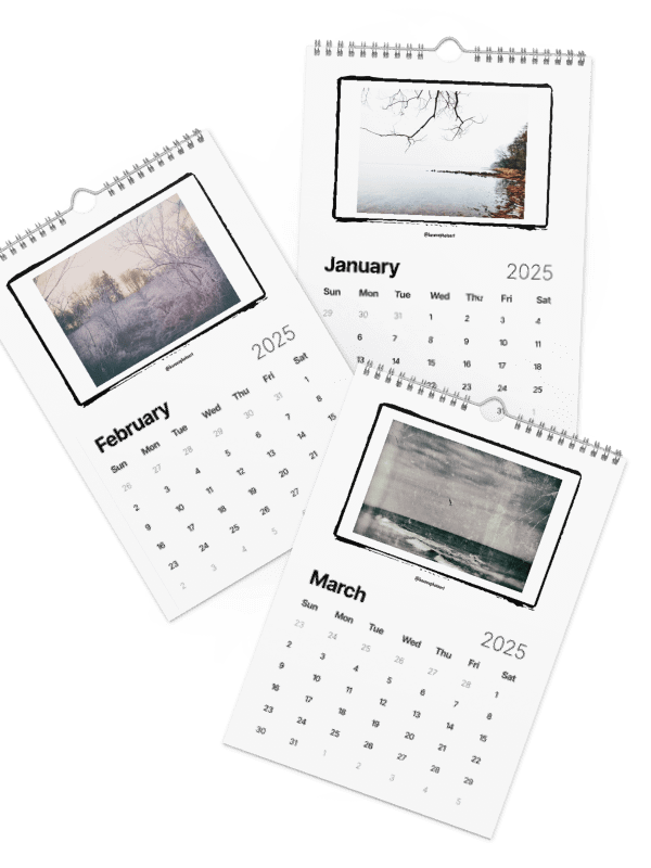 Landscape Photography Wall Calendar 2025 product image (3)