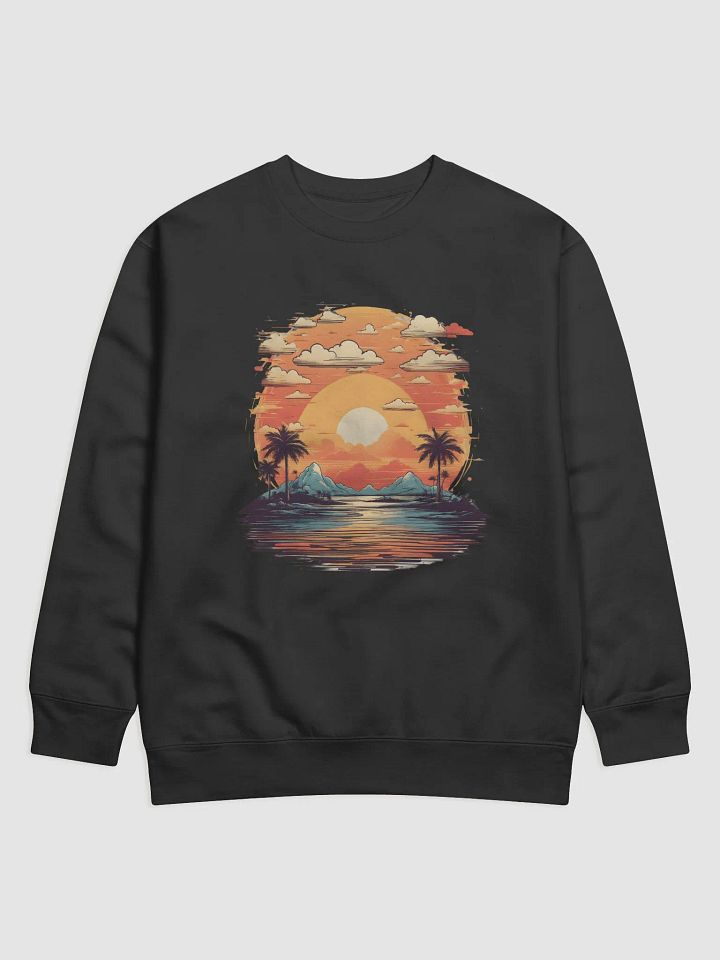 Tropical Sunrise Graphic Sweatshirt product image (2)