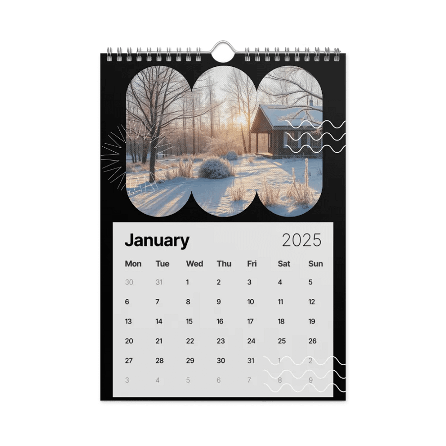 SEASONAL NATURE WALL CALENDAR 2025 product image (6)