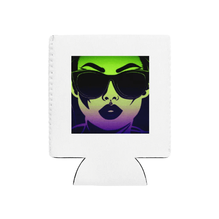 Pretty AntiSocial OG Logo with Barcode Coozie product image (1)