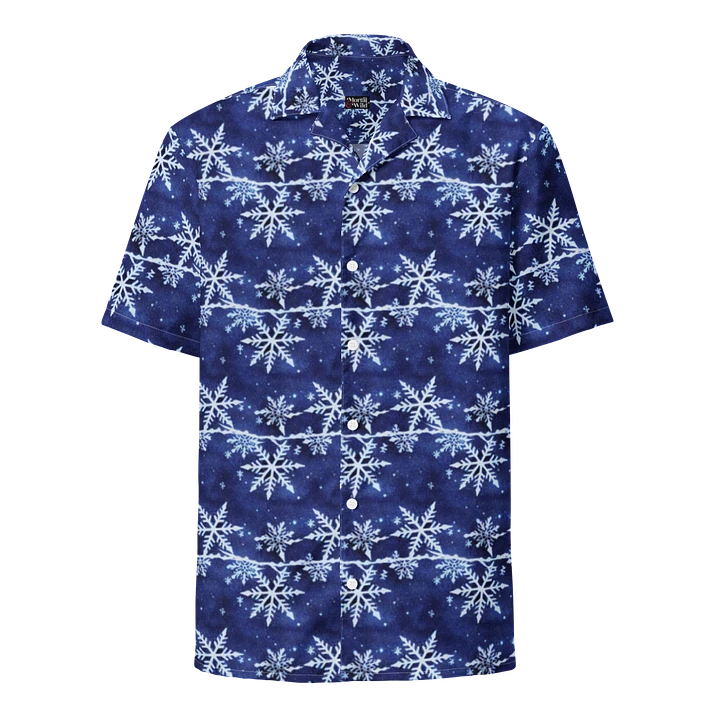 Snowflake Indigo Short Sleeve Shirt product image (1)