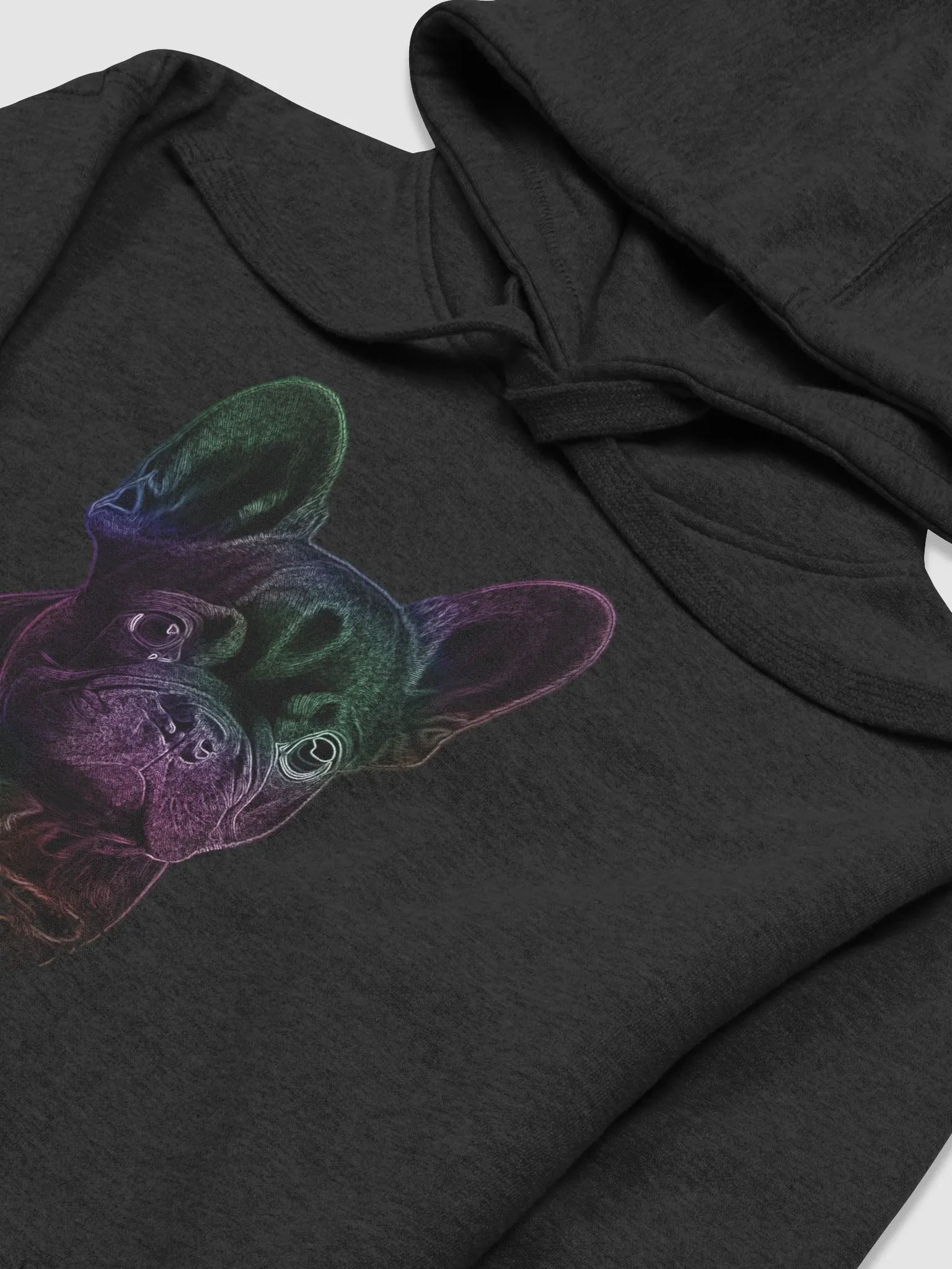 Unisex Soft Hoodie - Süßer Grunge-Style French Bully product image (3)