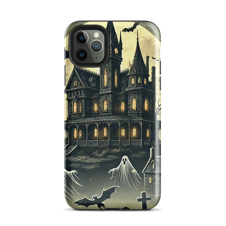 Haunted Mansion iPhone Tough Case - Ghostly Gothic House Design product image (2)