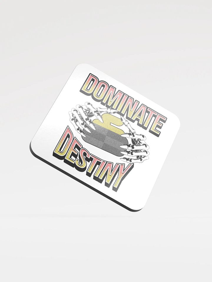 Dominate Destiny Curling Cork Coaster product image (2)