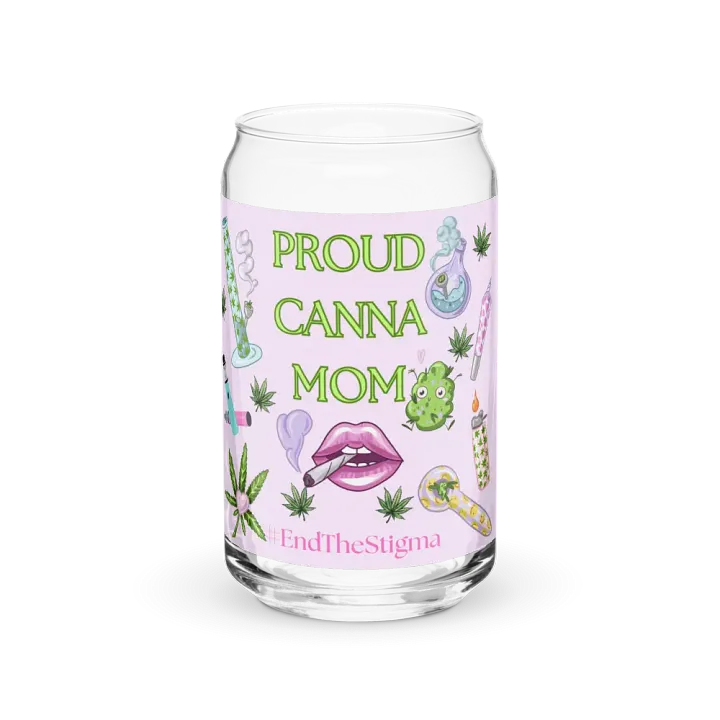 Proud Canna Mom Can-Shaped Glass product image (2)