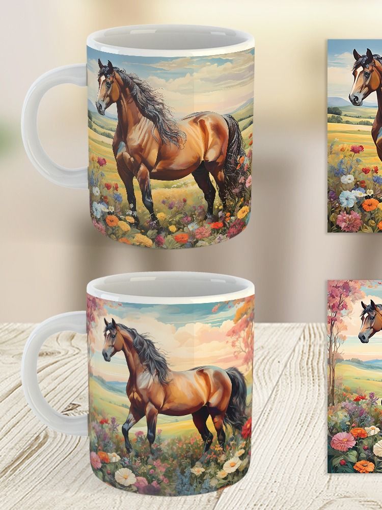 Sunlit Pastures Mare Horse Mug product image (19)