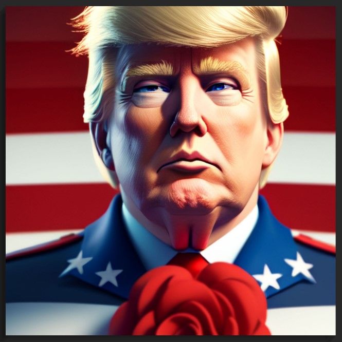 Country Trump - LIMITED EDITION METAL PRINT product image (1)