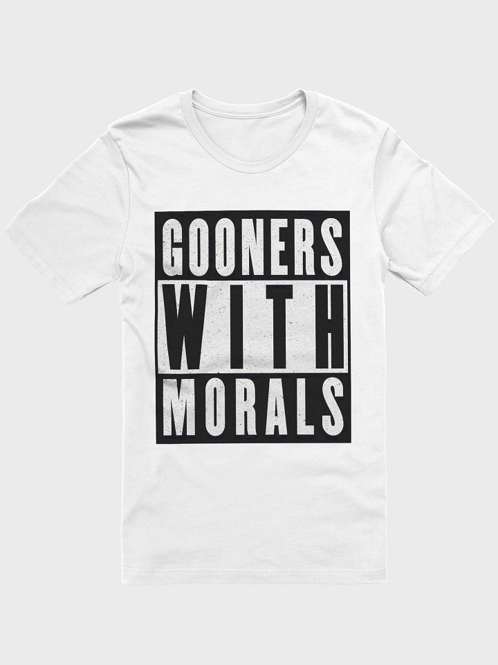 gooner T shirt white product image (1)