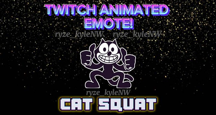 Twitch Animated Emote CAT SQUAT product image (1)