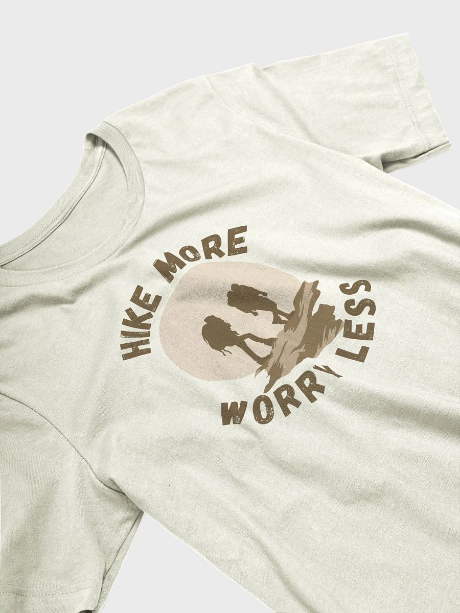 Hike More, Worry Less Light Unisex Jersey Short Sleeve Tee product image (27)