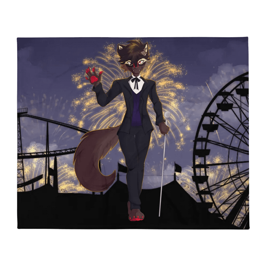 Golden Wolf blanket product image (2)