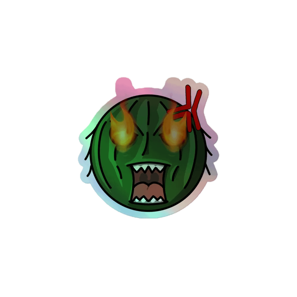 Fiery Fury Holographic Sticker Set product image (1)