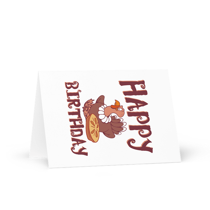 Happy Birthday (Thanksgiving) Birthday Card 5" x 7" product image (1)