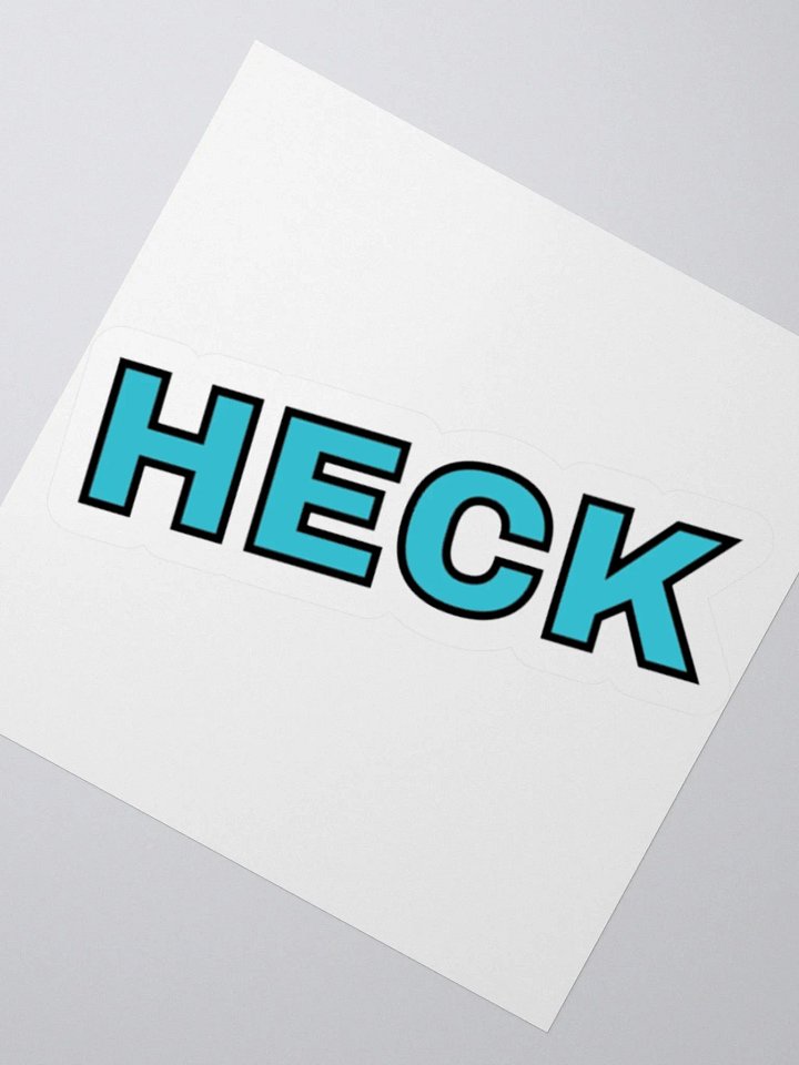 HECK Bold Blue Kiss Cut Stickers product image (6)