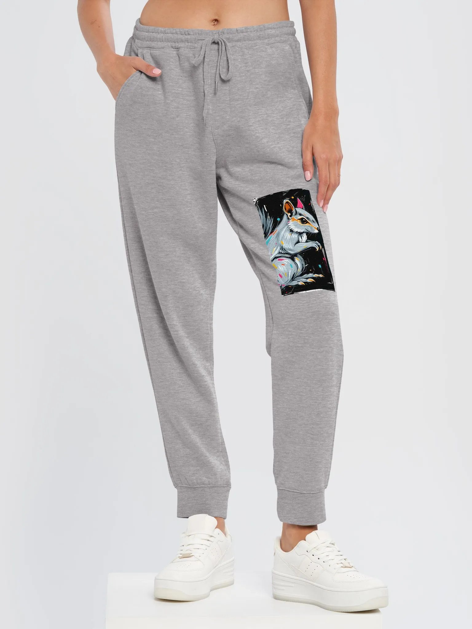 Vibrant Squirrel Sketch Fleece Joggers product image (6)