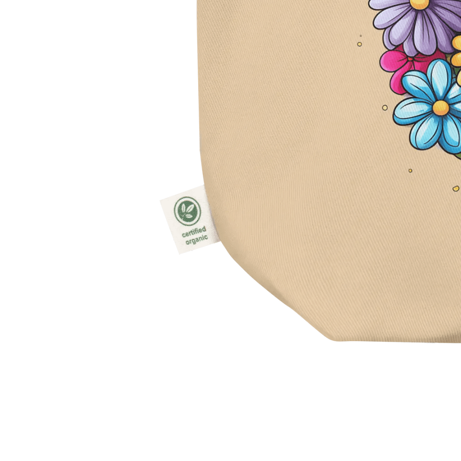 Floral Cross Eco Tote product image (4)