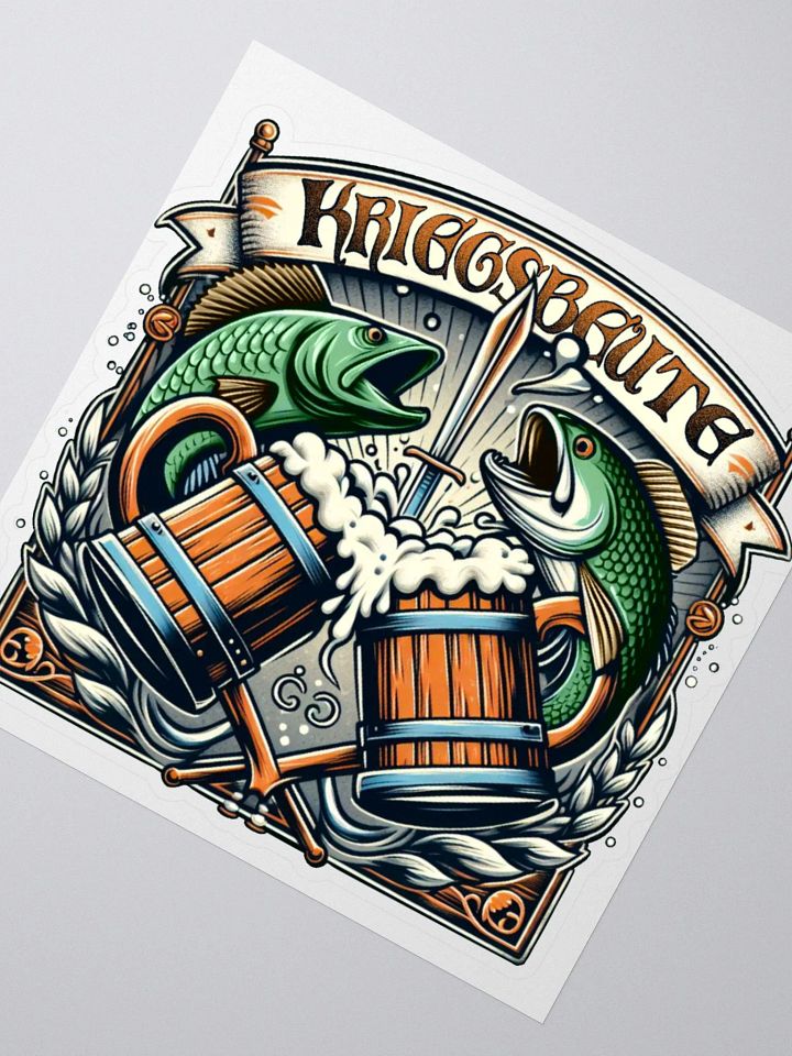 Kriegsbeute Bar Fight Sticker product image (2)