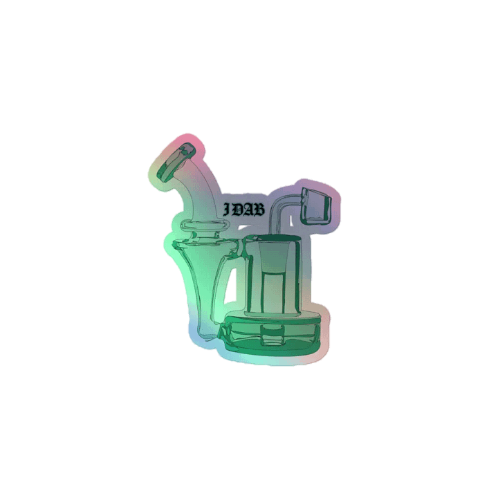 I Dab Holographic Sticker product image (1)