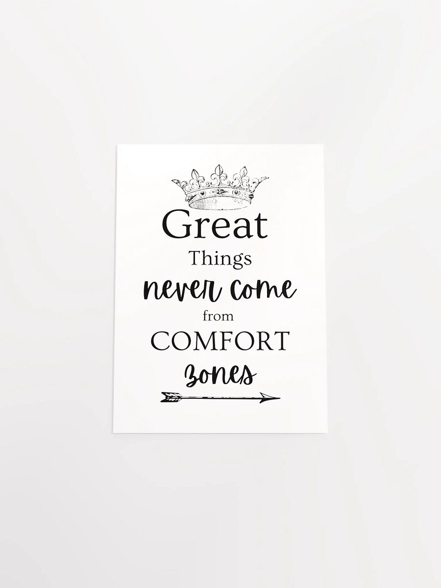 Wall Art 'Great Things' Motivational Poster product image (7)