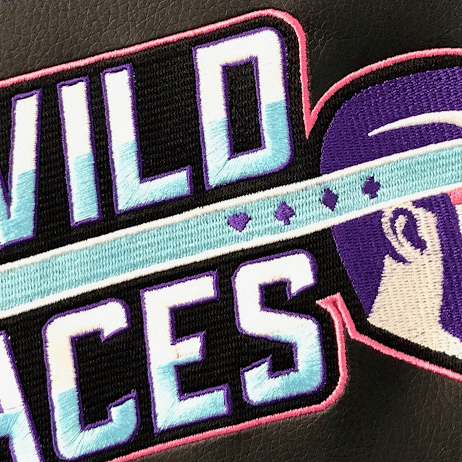 Silver Sofa with Wild Aces Logo product image (2)