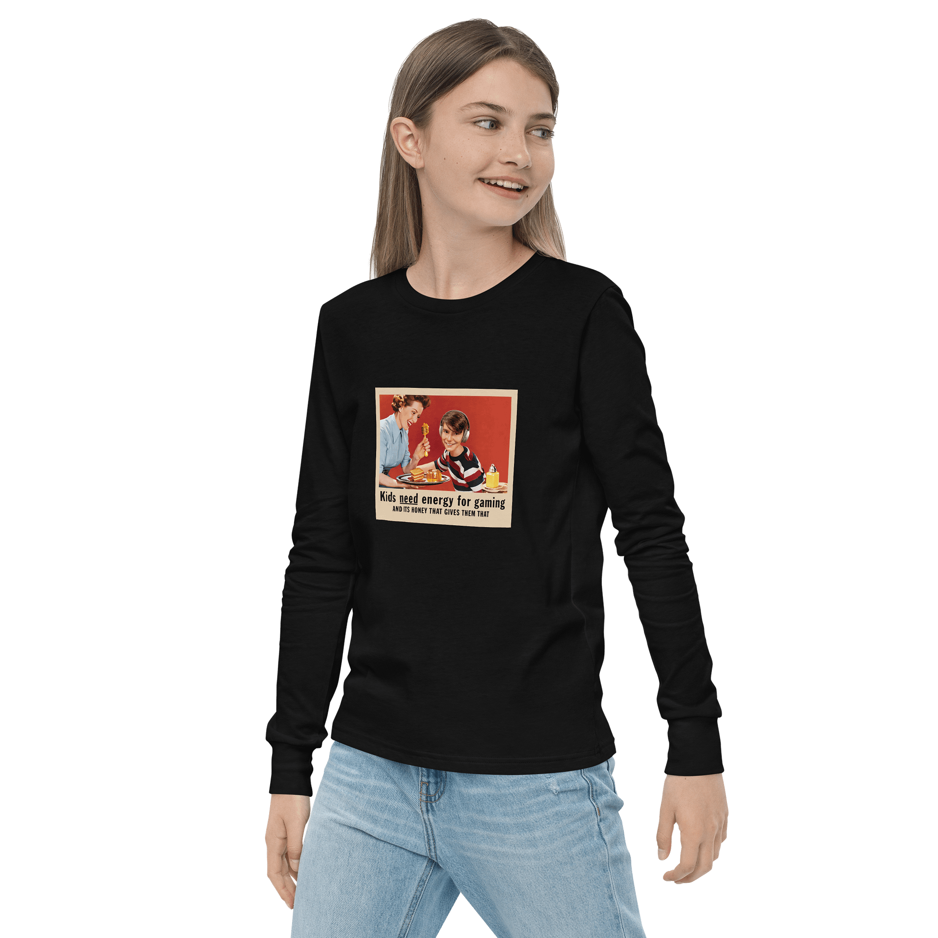 Kids Need Energy Youth Long Sleeve T-Shirt product image (9)