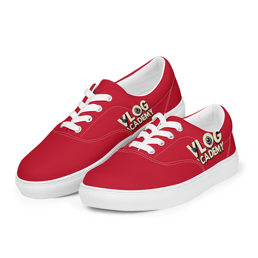 Vlog Academy Men's Lace-Up Canvas Shoes product image (3)