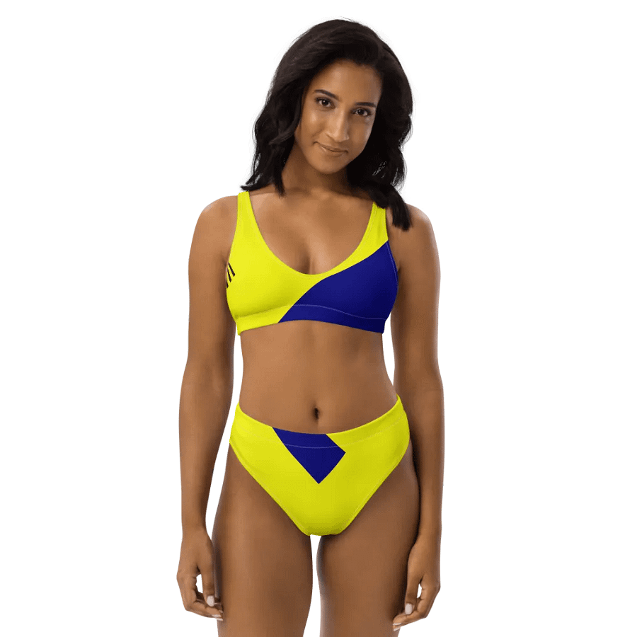 Golden Wave High Waisted Bikini Set product image (3)