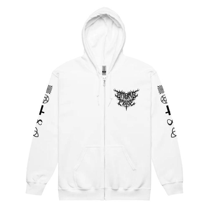 Ottomus Prime Metal Logo Zip-up (White) product image (2)