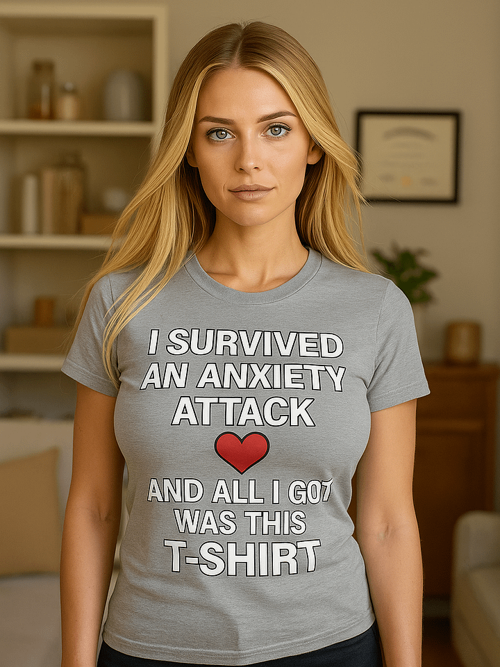 I Survived an Anxiety Attack and All I Got Was This T-Shirt product image (1)