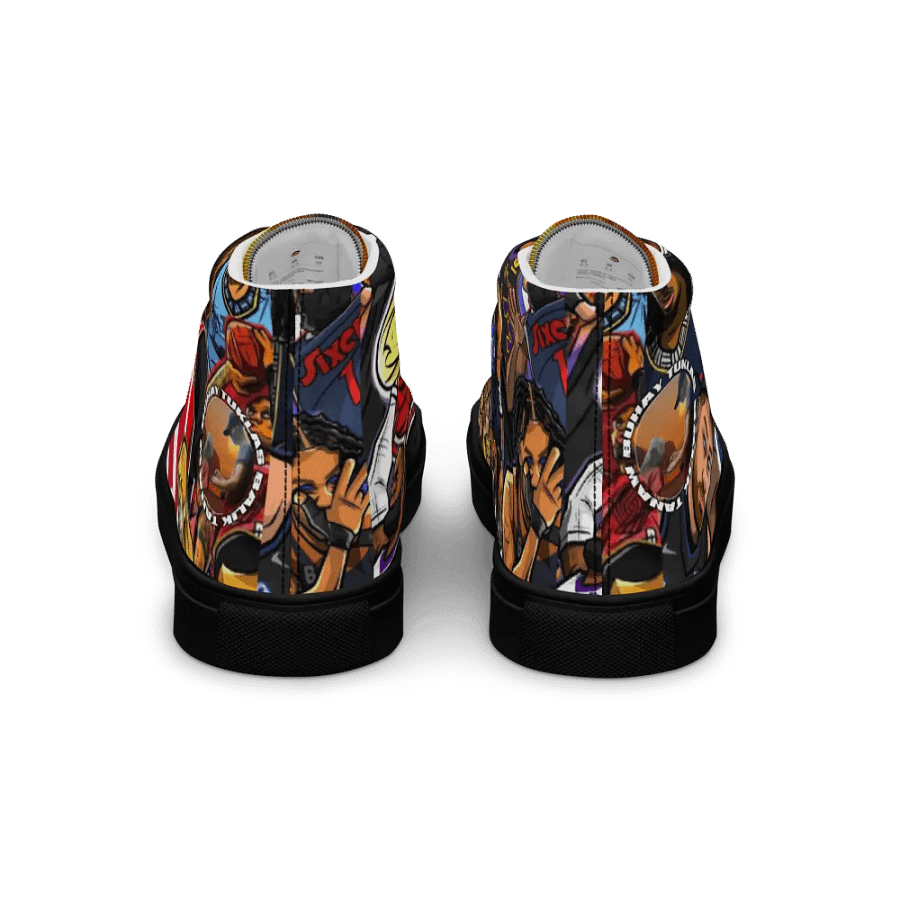 Balik Tanaw NBA Action Men's High Top Canvas Shoes product image (7)