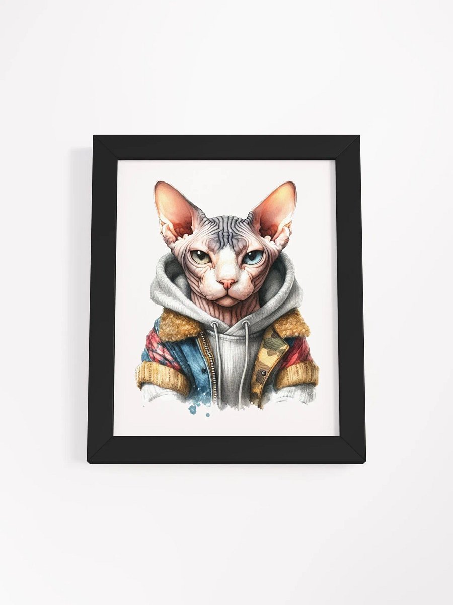 Sphynx Cat Art, Sphynx Cat Printable product image (1)