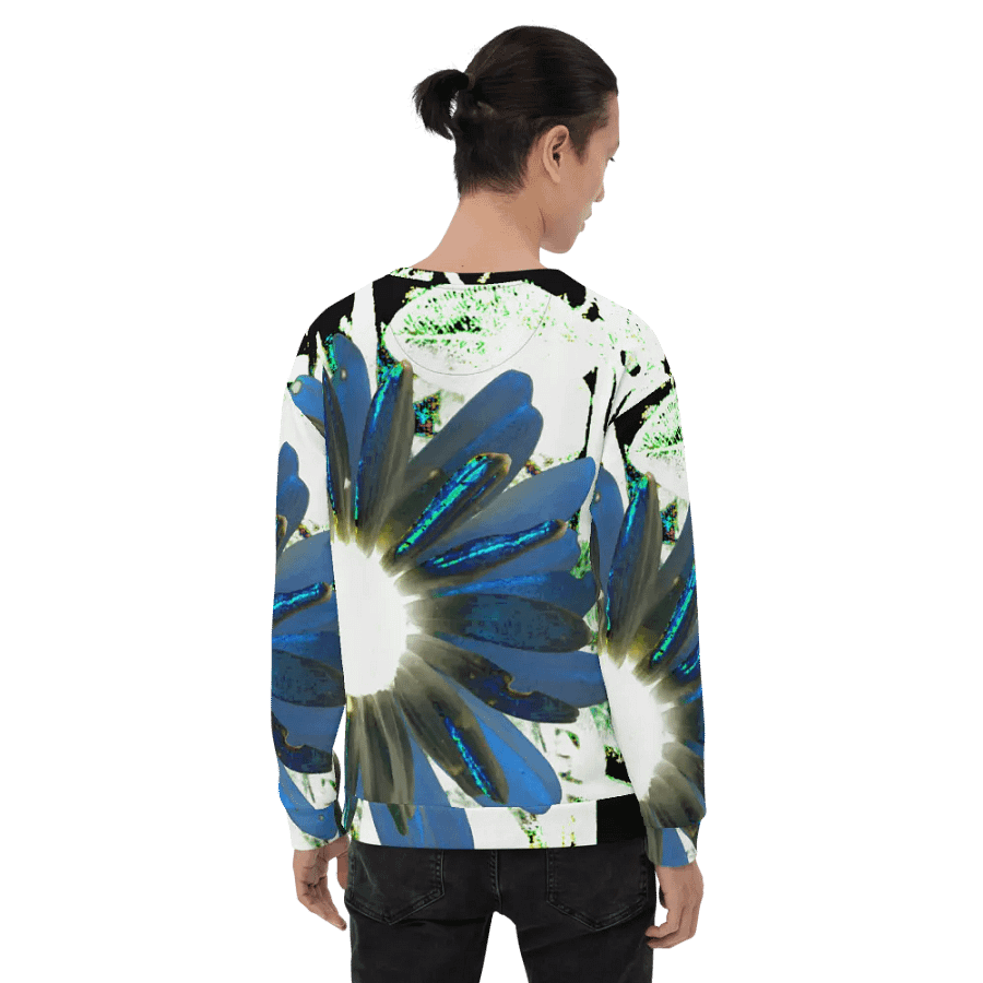 Cool Abstract Daisy Flowers Unisex All Over Print Sweatshirt product image (11)