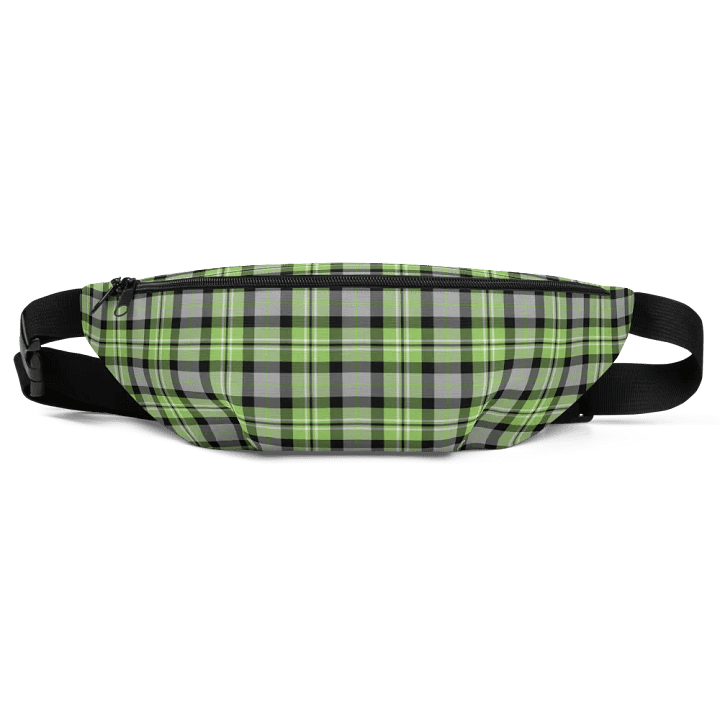 Light Green and Gray Plaid Fanny Pack product image (2)