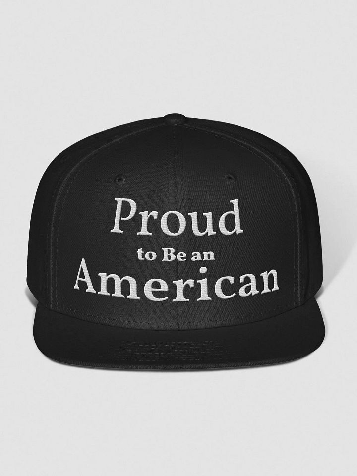 Proud to Be an American Wool Blend Snapback Cap product image (1)
