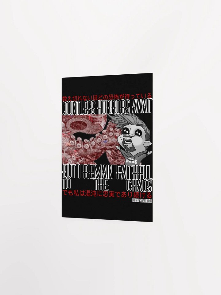 Faithful to the chaos Poster product image (2)