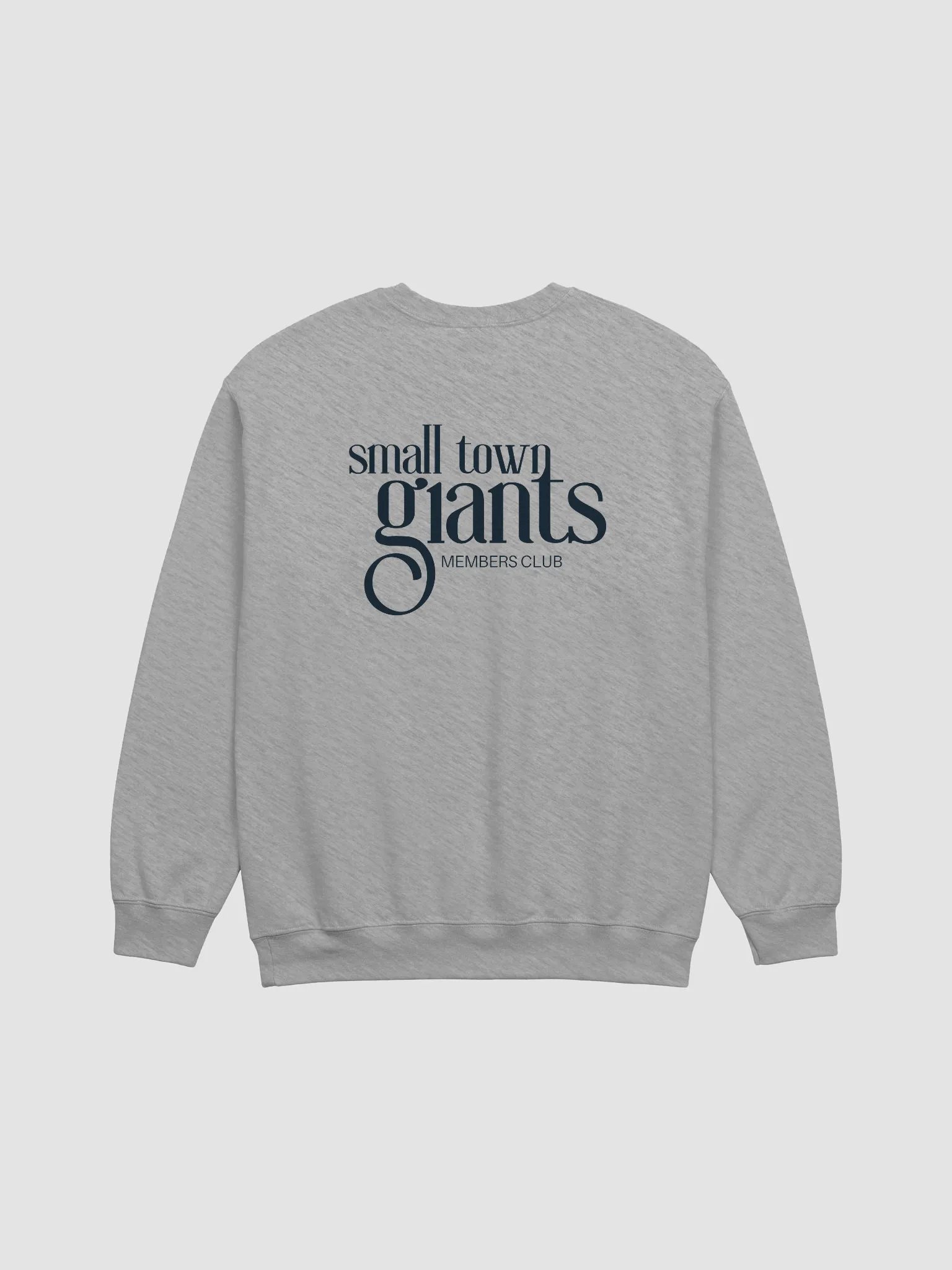 Small Town Giants (Statement Back) Classic Crewneck Sweatshirt product image (4)
