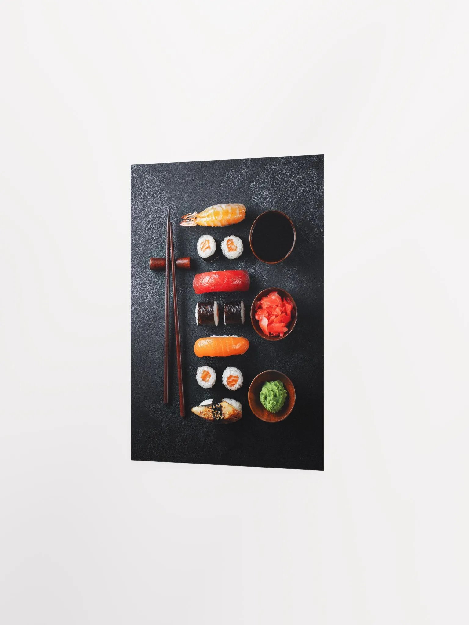Sushi (Japan, Japanese cuisine) — Food kitchen poster/blackboard, kitchen decor, kitchen wall art, aesthetic poster, minimalist poster product image (7)