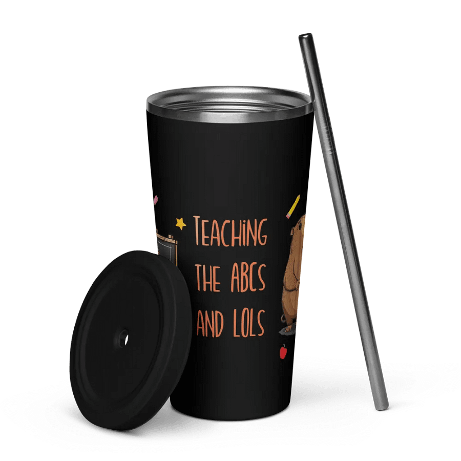 Back To School Capybara Gift For A Teacher - Insulated Coffee Tumbler product image (6)