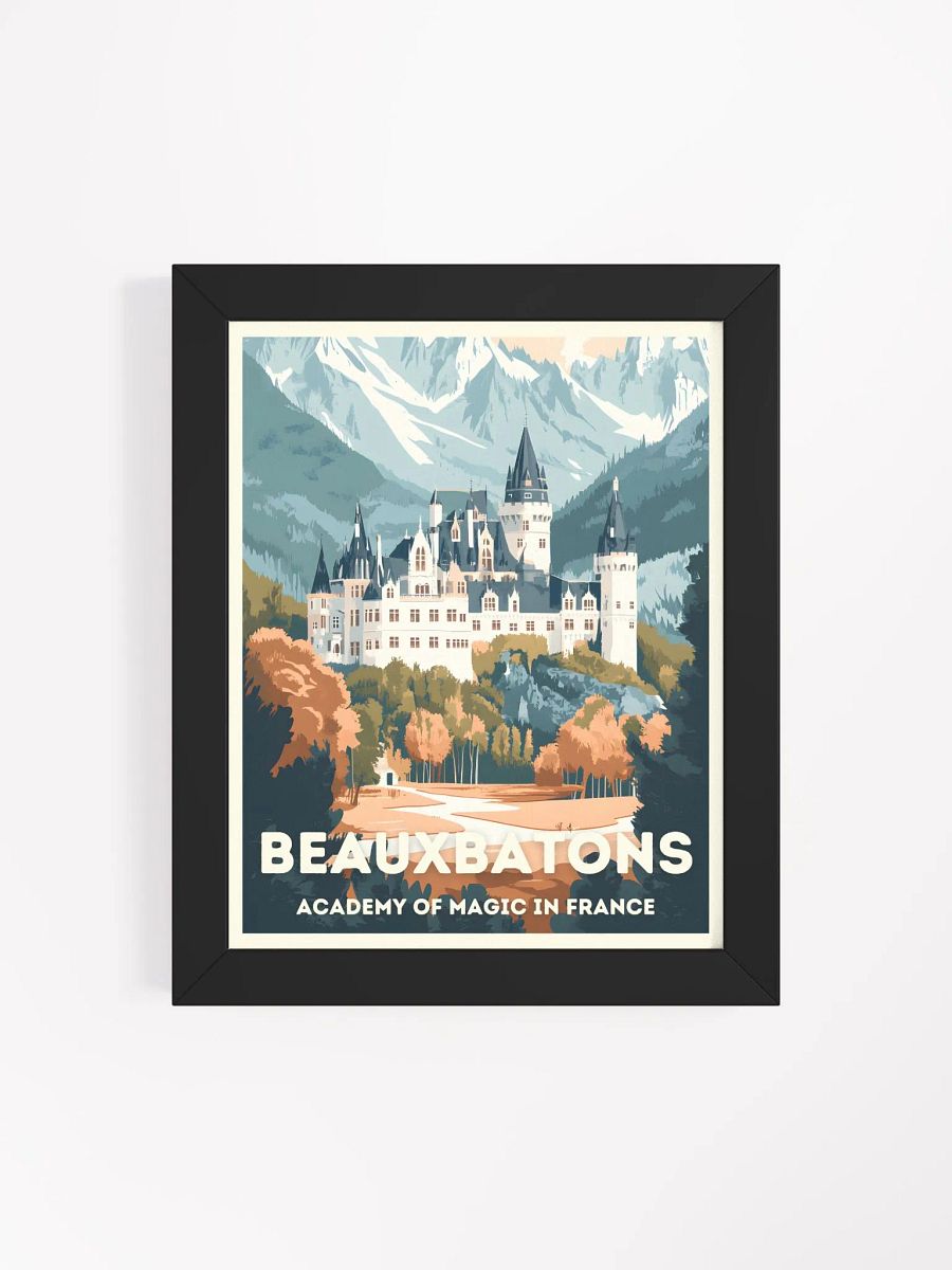 Beauxbatons Vintage Travel Poster product image (4)
