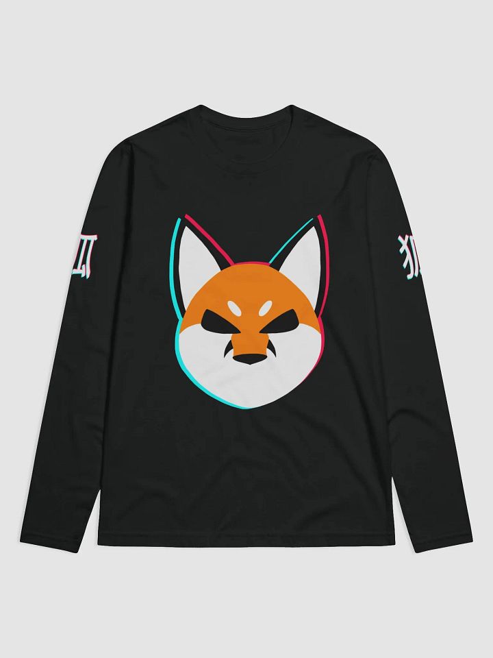 狐 3D Trippy Fox Lineless Long Sleeve Crew product image (2)